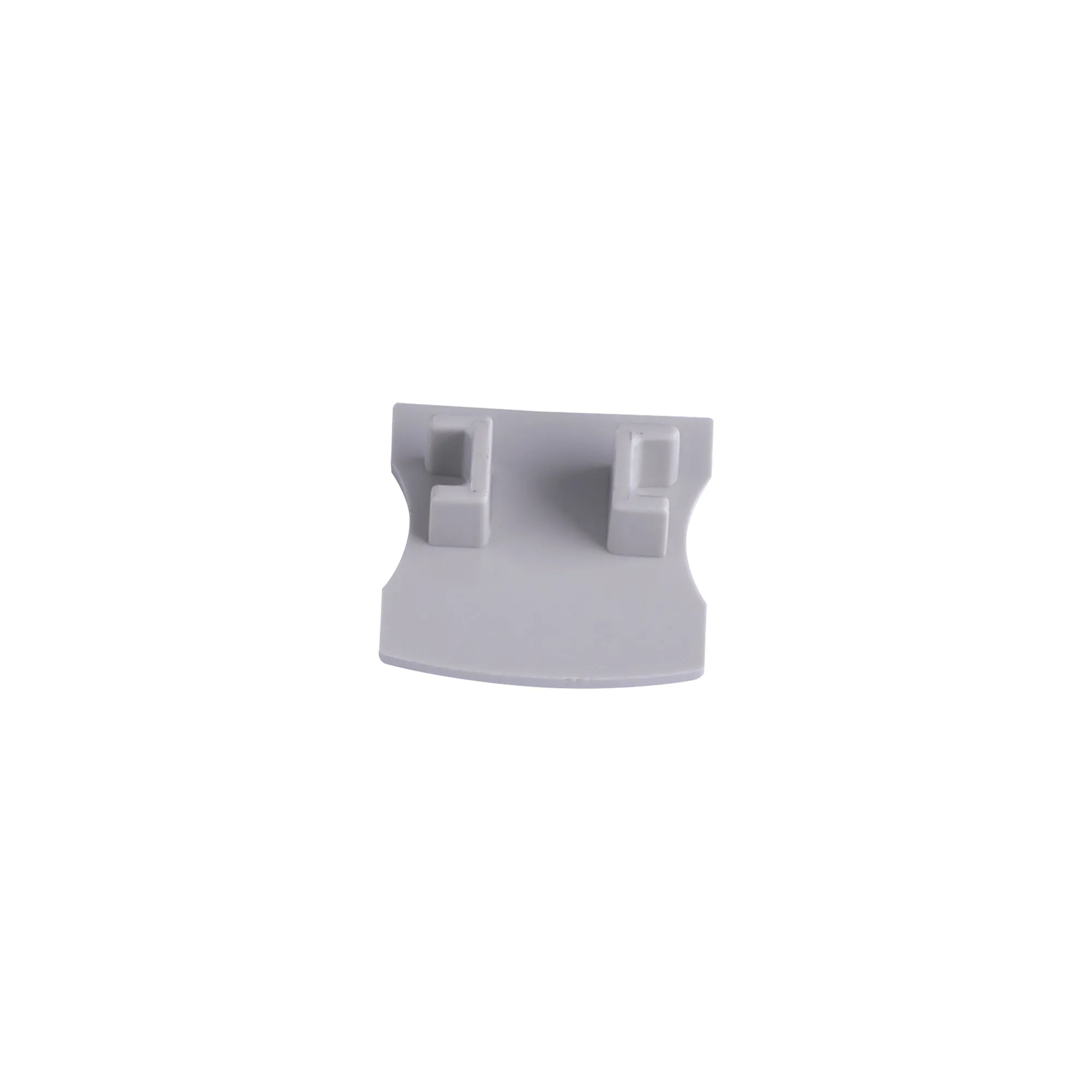 Tiras 17.3 x 15.7mm Grey Profile End Cap Without Hole (1pc) for M7394 M7400  Mantra Fusion Tiras LED Profile